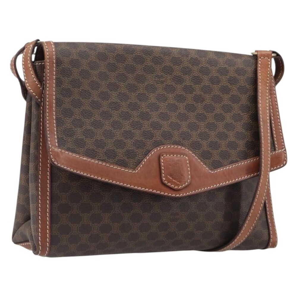Celine Vintage Macadam Canvas and Leather